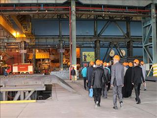 بازدید معدن نامه از کارخانه فولاد جنوب کیش + گزارش تصویری
